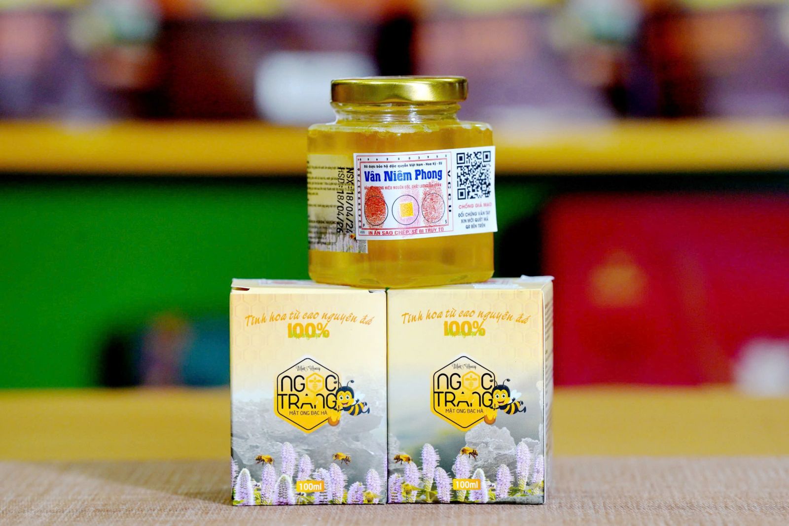 Mật ong bạc hà thương hiệu 100ml