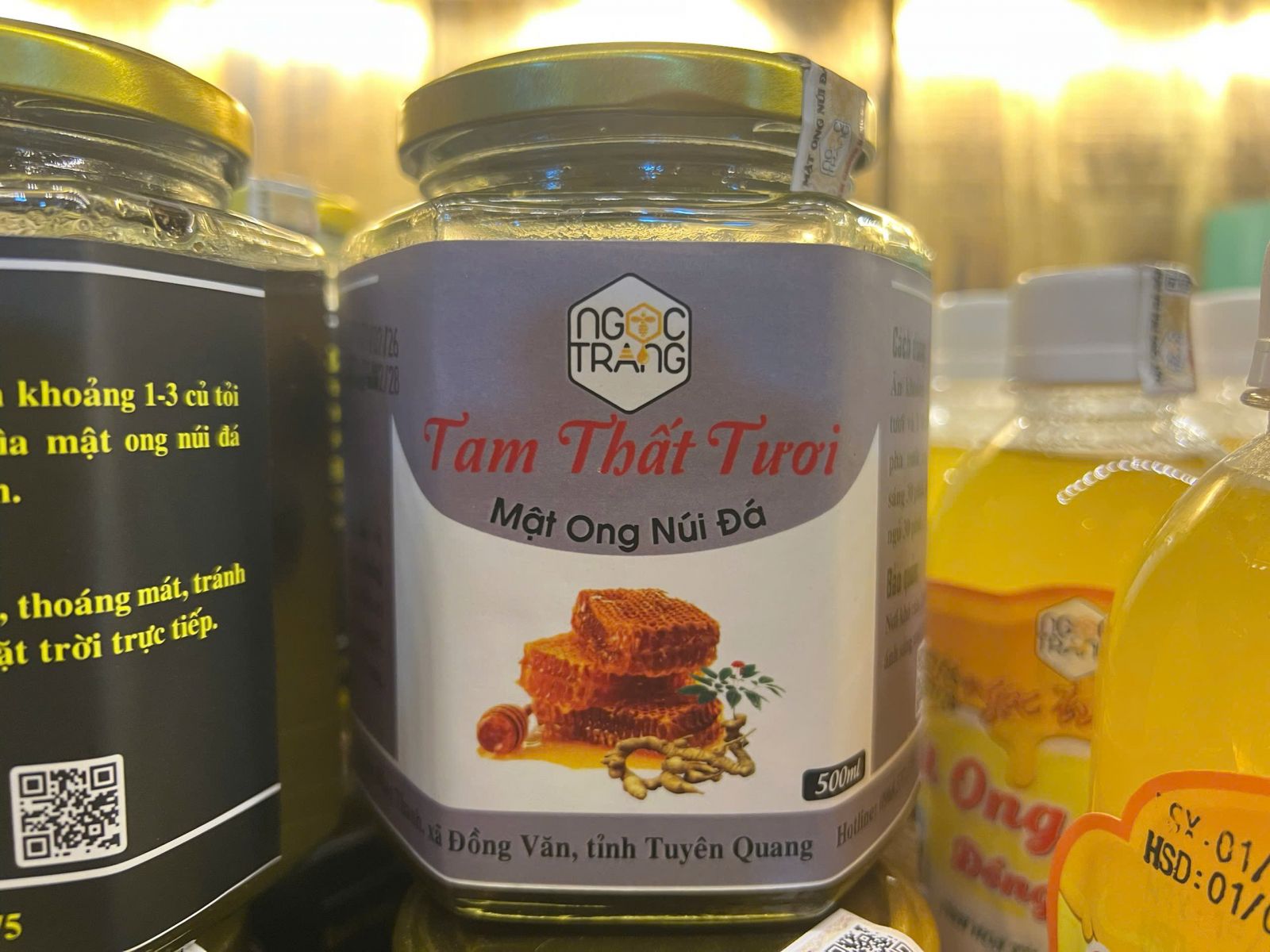 Tam thất ngâm mật ong Núi đá Đồng Văn – Ngọc Trang