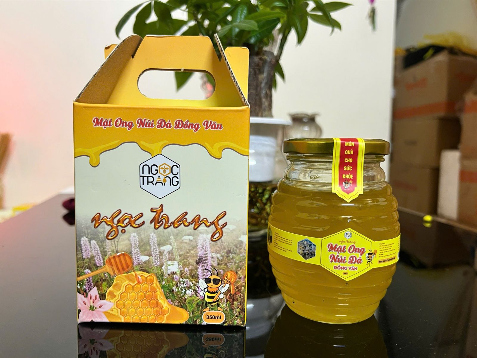 Mật ong Núi đá Đồng Văn - Ngọc Trang thương hiệu 350ml