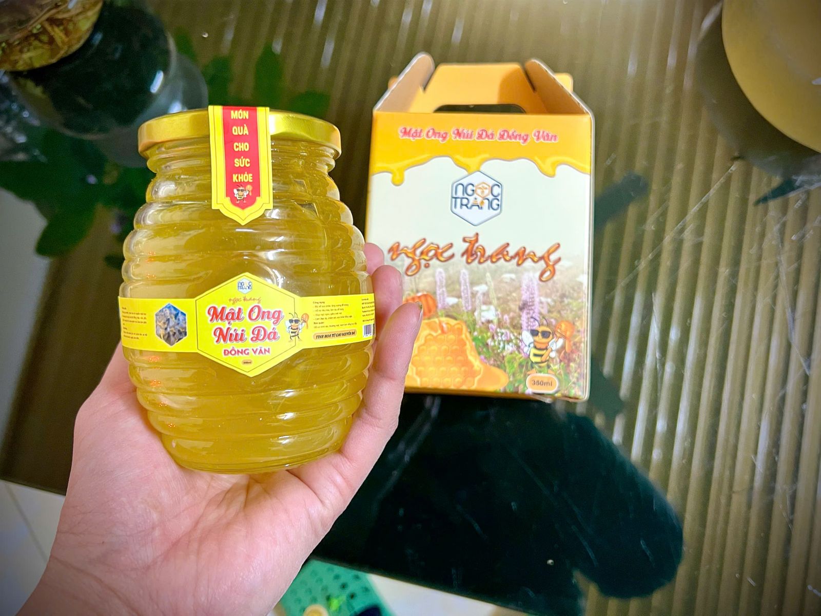 Mật ong Núi đá Đồng Văn - Ngọc Trang thương hiệu 350ml