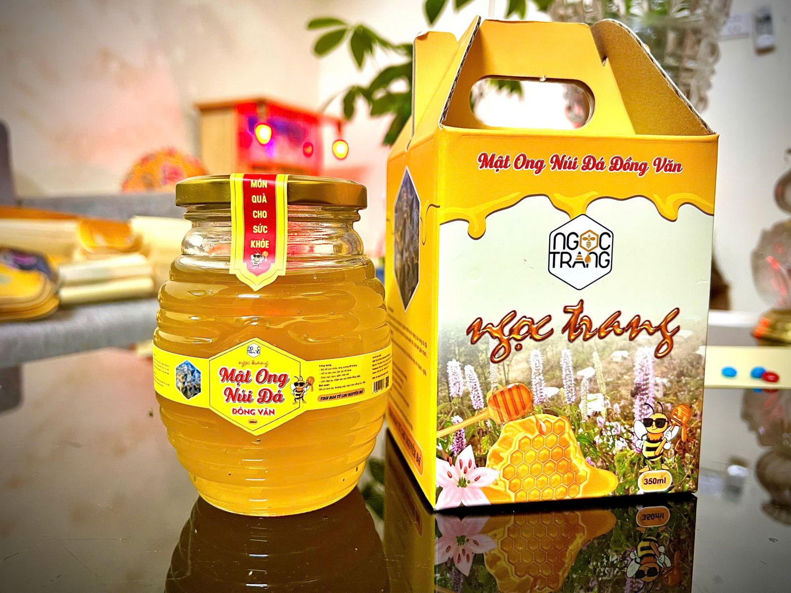 Mật ong Núi đá Đồng Văn - Ngọc Trang thương hiệu 350ml